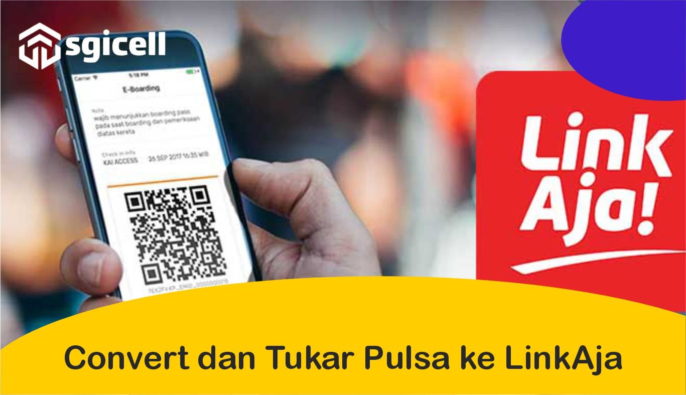 Convert dan tukar pulsa ke LinkAja