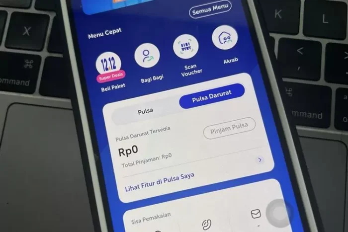 langkah - langkah transfer pulsa