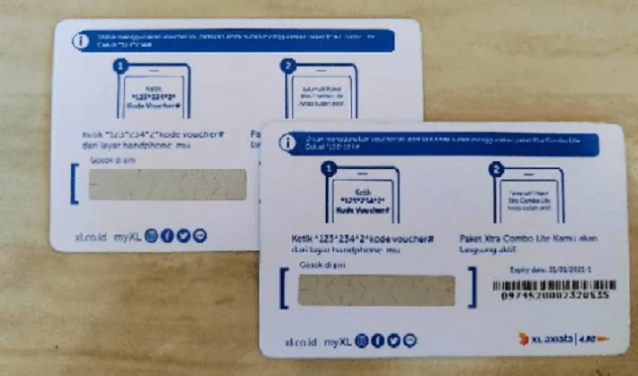 cara mengisi voucher xl