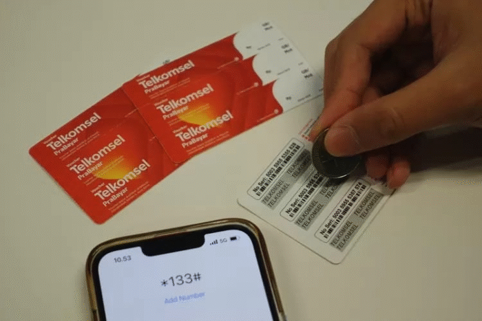 cara mengisi voucher telkomsel