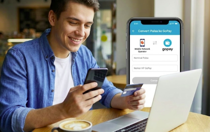 cara cairkan pulsa menjadi saldo gopay