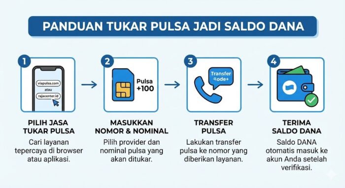 cara cairkan pulsa jadi dana