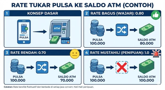 rate saldo convert pulsa ke atm