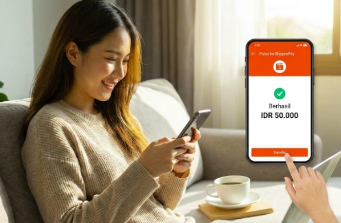 solusi tukar pulsa ke shopeepay
