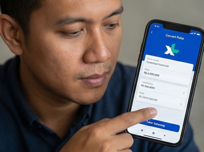 Convert dan Ubah Pulsa XL Jadi Uang