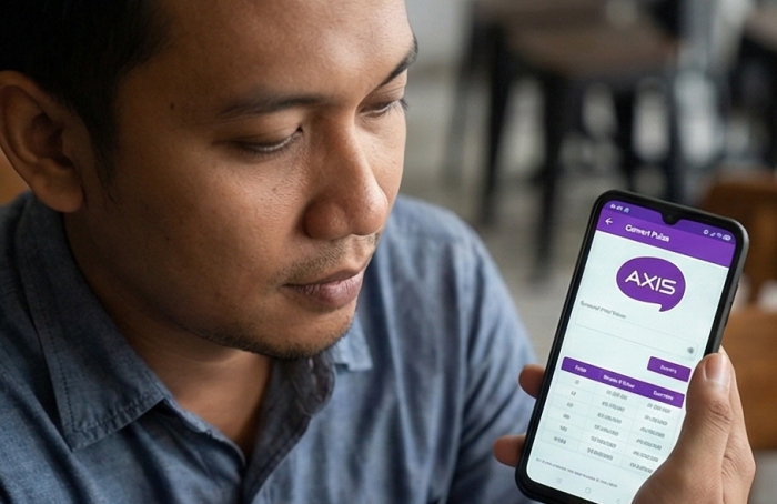 Convert dan Ubah Pulsa Axis Jadi Uang