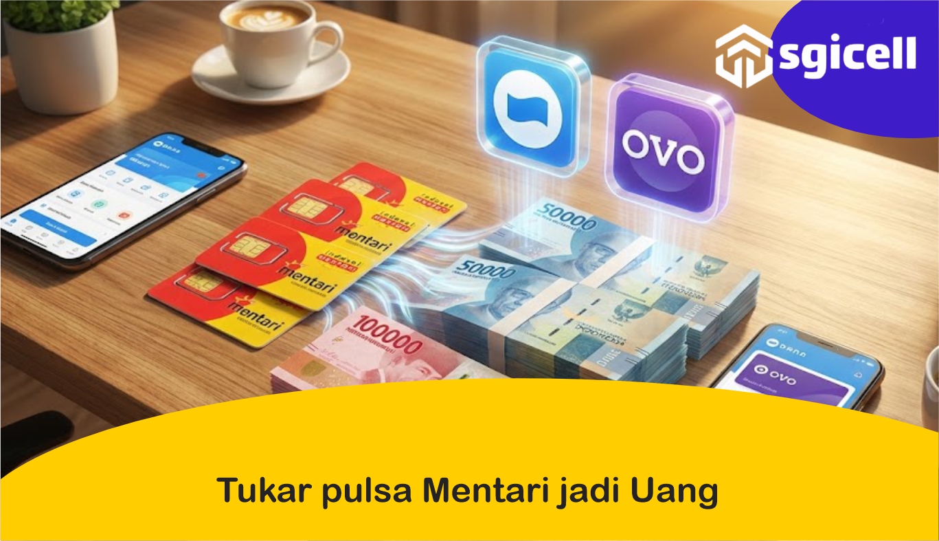 Tukar pulsa Mentari jadi Uang